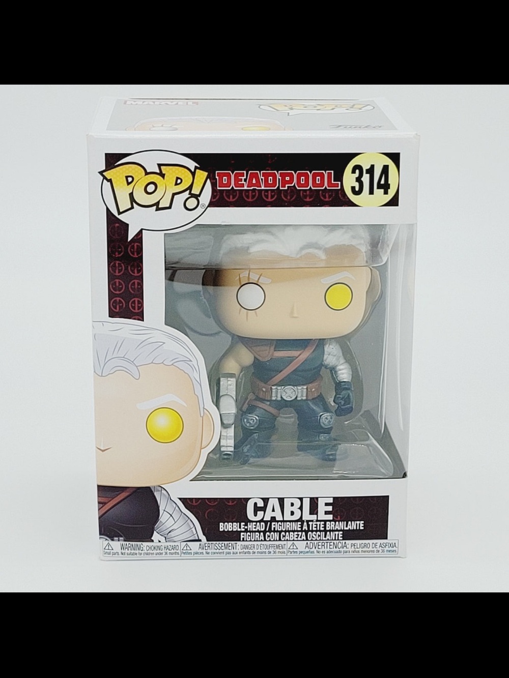Funko Pop Marvel Deadpool Cable #314 Vinyl Bobble-Head Figure - Picture 4 of 4